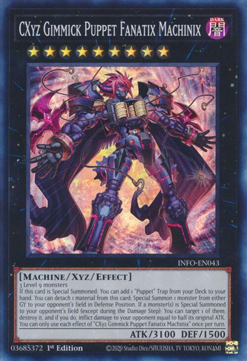 CXyz Gimmick Puppet Fanatix Machinix [INFO-EN043] Super Rare