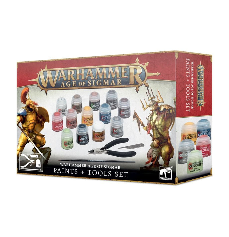 Warhammer AoS - Paint + Tools Set (Old)