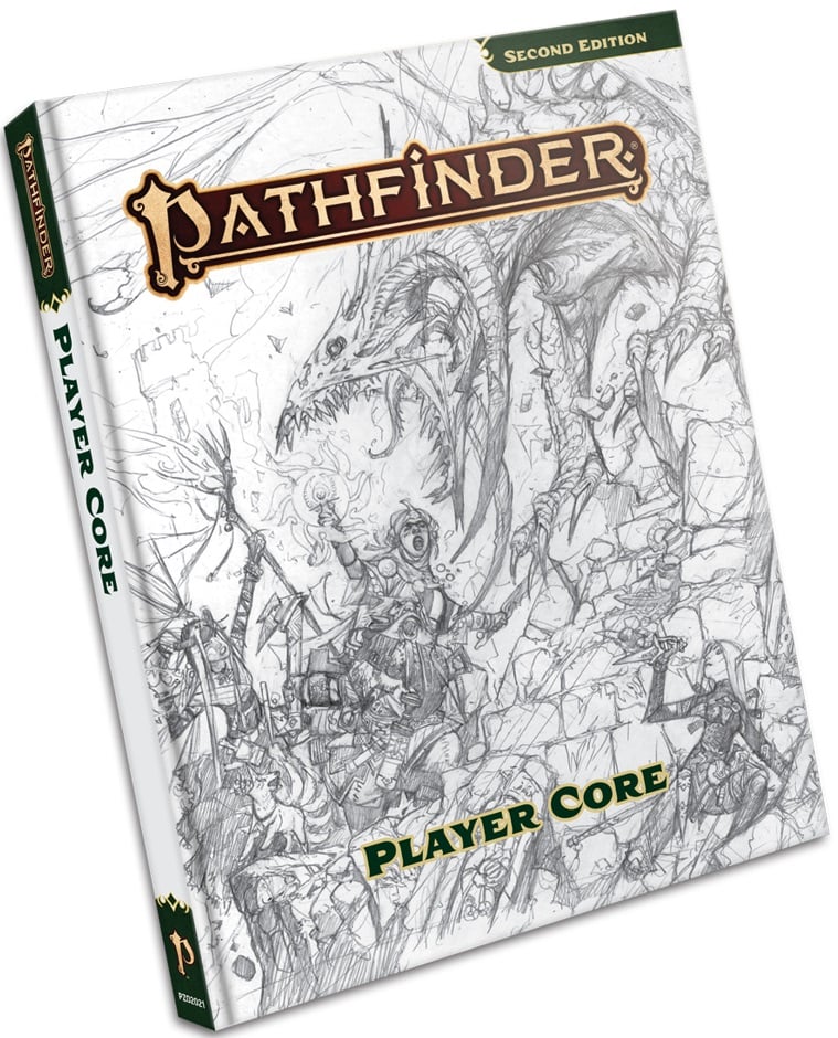 Pathfinder RPG 2E Remastered Player Core Hardcover Sketch (V.O)