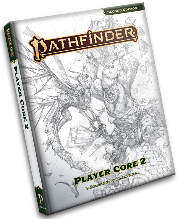 Pathfinder RPG 2E Remaster Player Core 2 Hardcover Sketch (V.O)