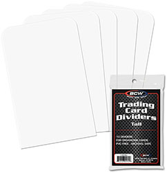 BCW - Card Dividers Tall