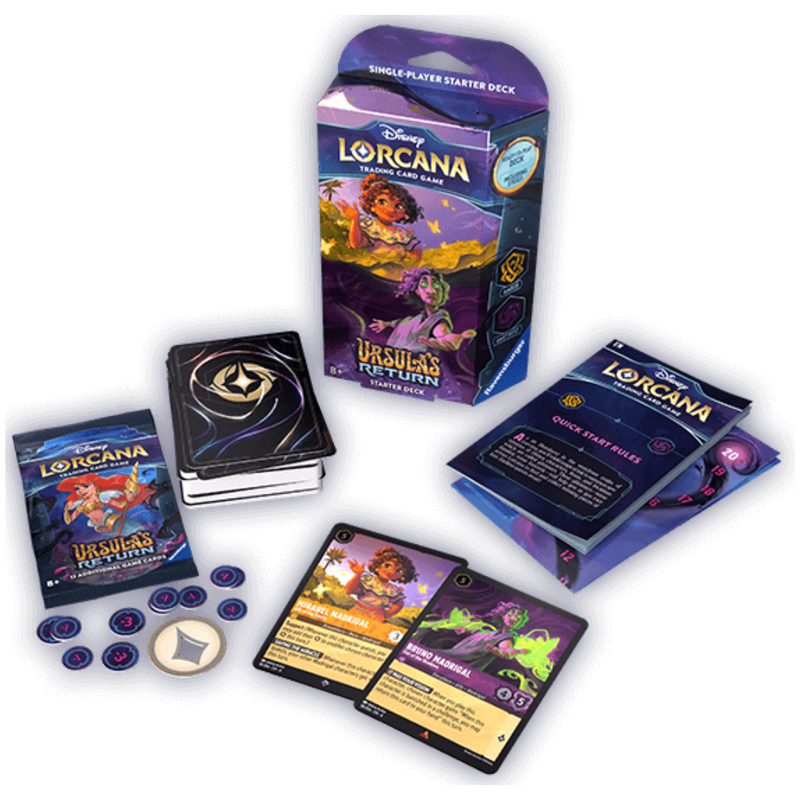 Disney Lorcana: Ursula's Return Amber and Amethyst Starter Deck