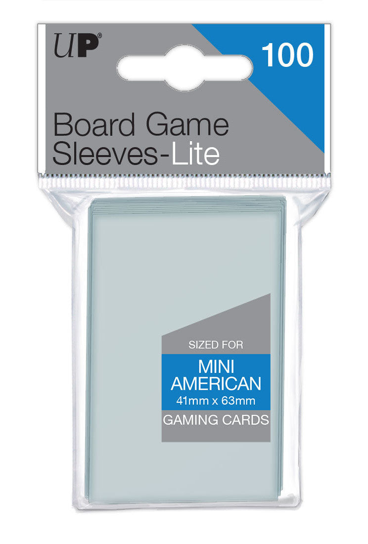 Ultra PRO: Board Game 100ct Sleeves - Lite (Mini American / 41mm X 63mm)